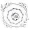6 Pack: Nesting Circle Wreath Wood Stamp Set by Recollections™
